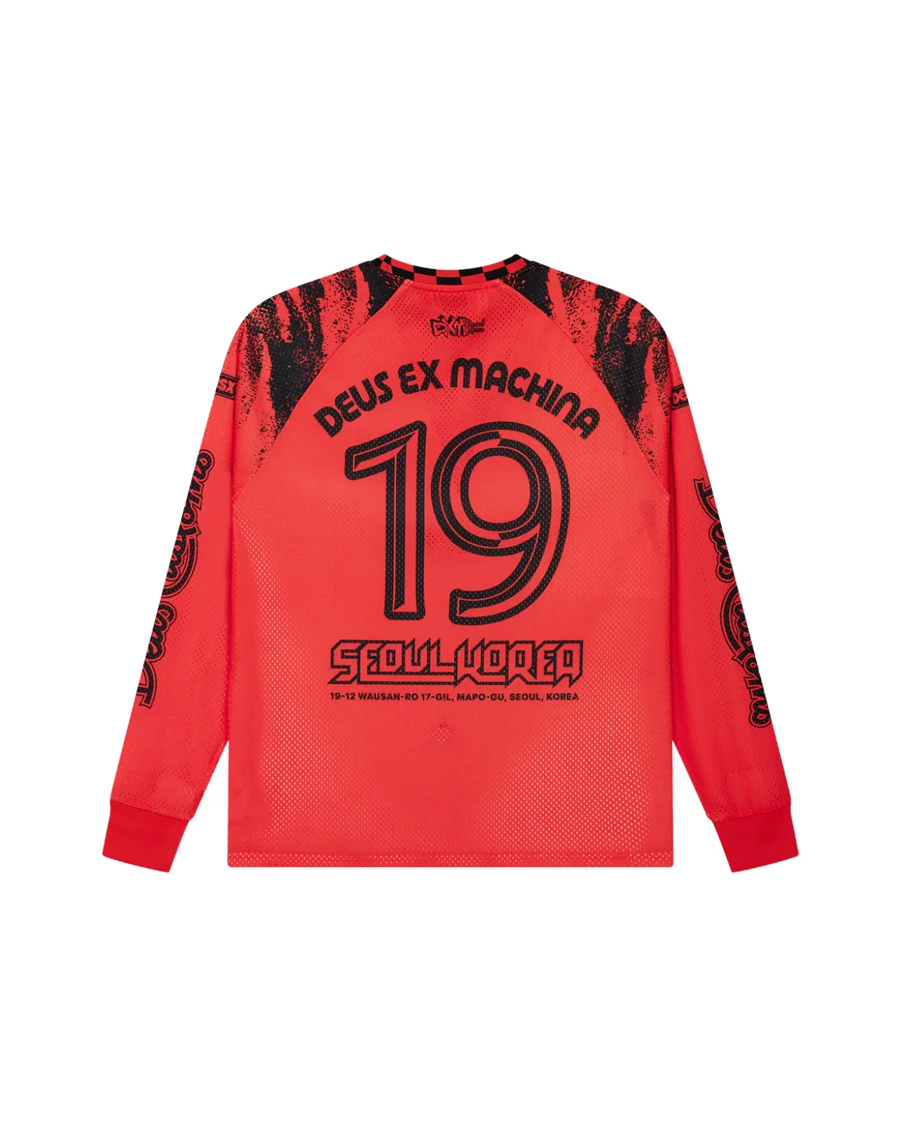 DEUS EX MACHINA CENTRE SPOT MOTO JERSEY - FIESTA - Image 4