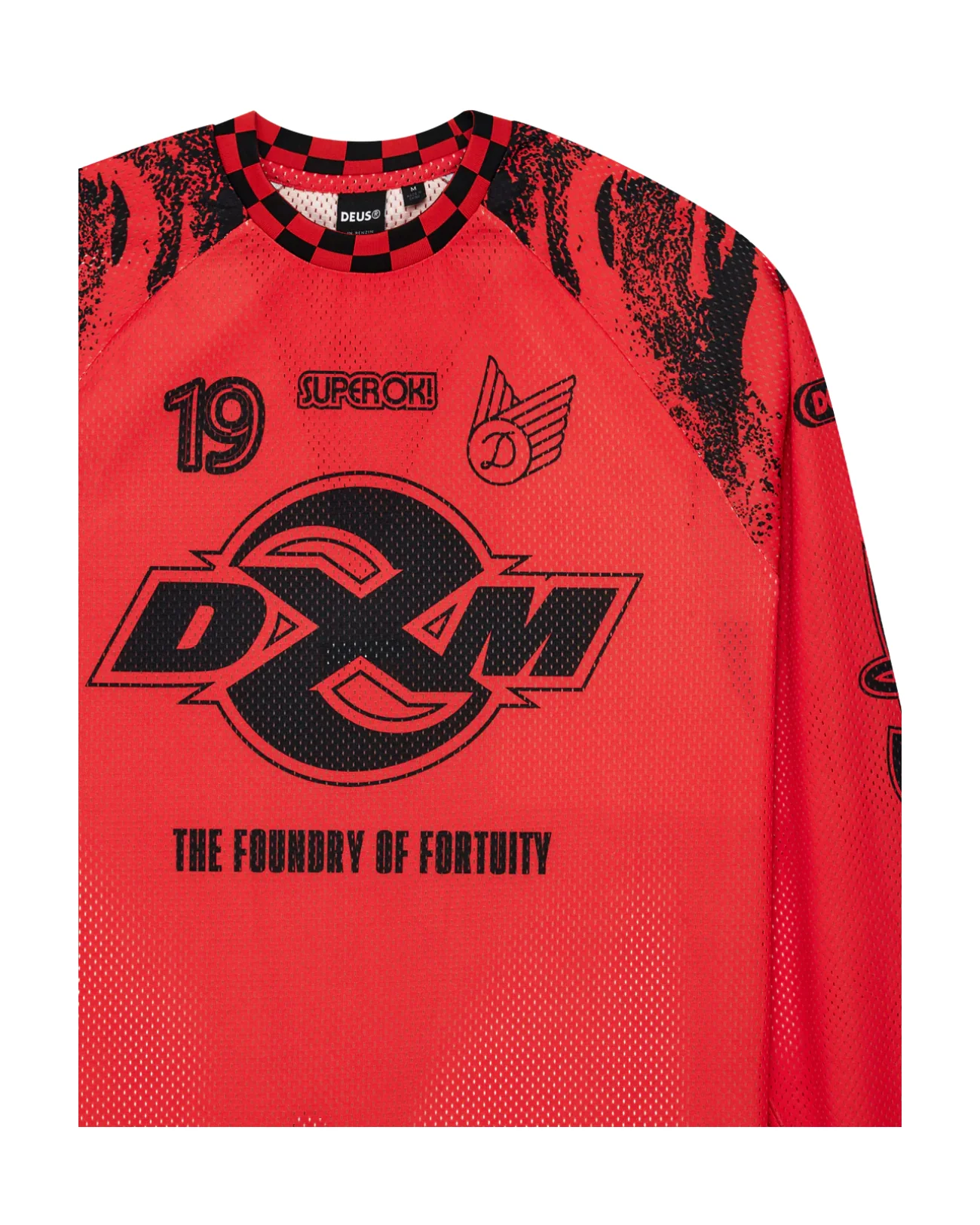 DEUS EX MACHINA CENTRE SPOT MOTO JERSEY - FIESTA - Image 5