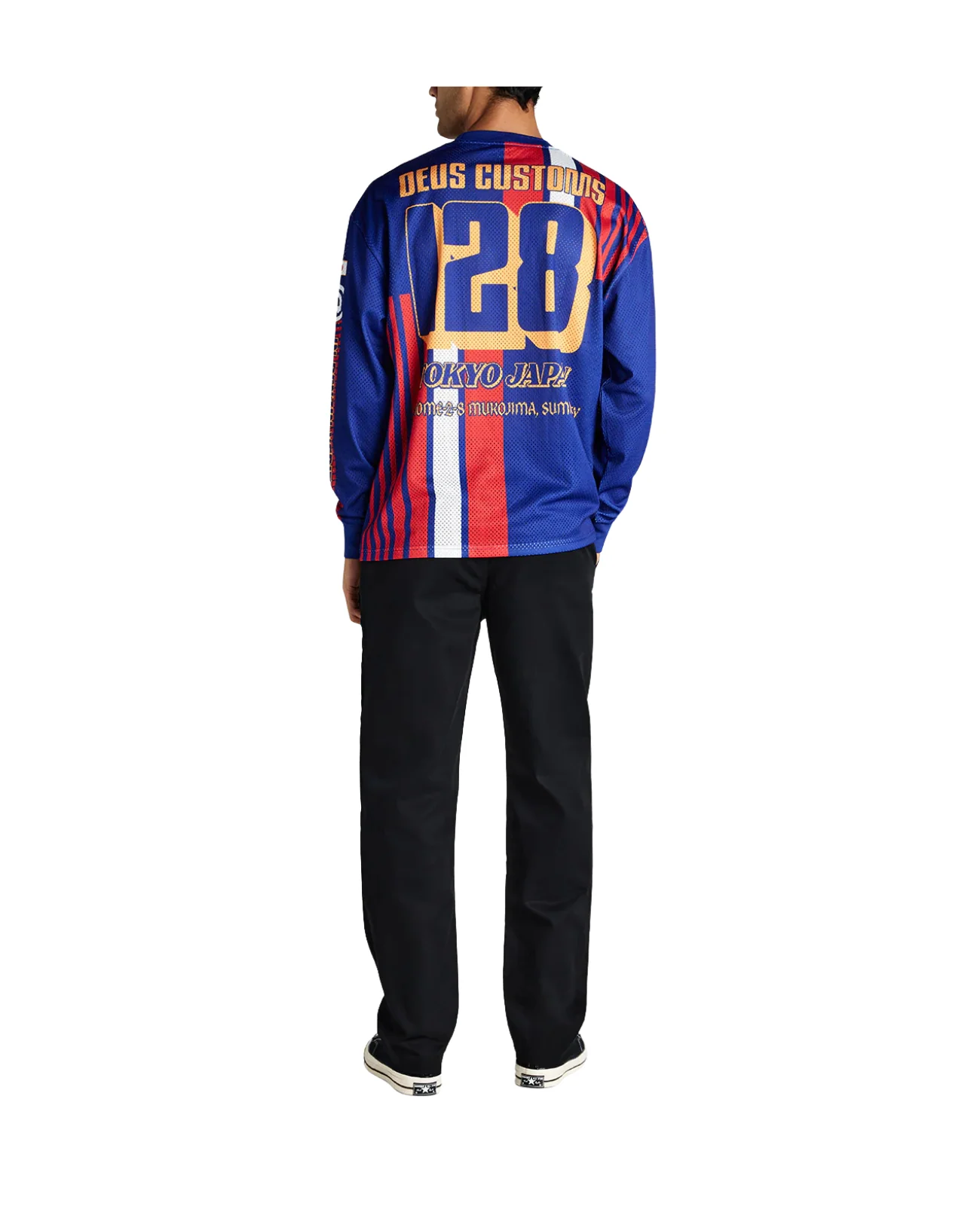 DEUS EX MACHINA LAY OFF MOTO JERSEY - SODALITE BLUE - Image 4