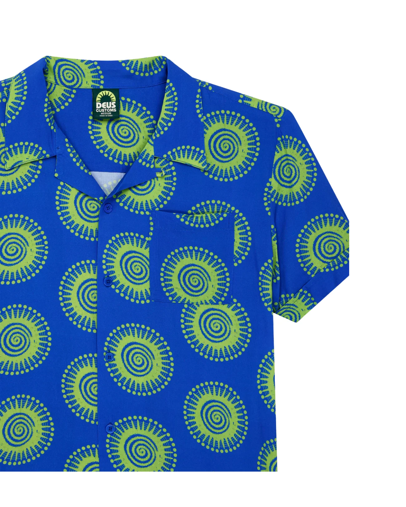 DEUS EX MACHINA PORTAL SHIRT - BLUE - Image 6