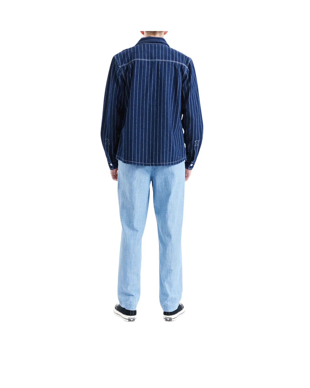 DEUS EX MACHINA VACAY STRIPE DENIM SHIRT - INDIGO - Image 5