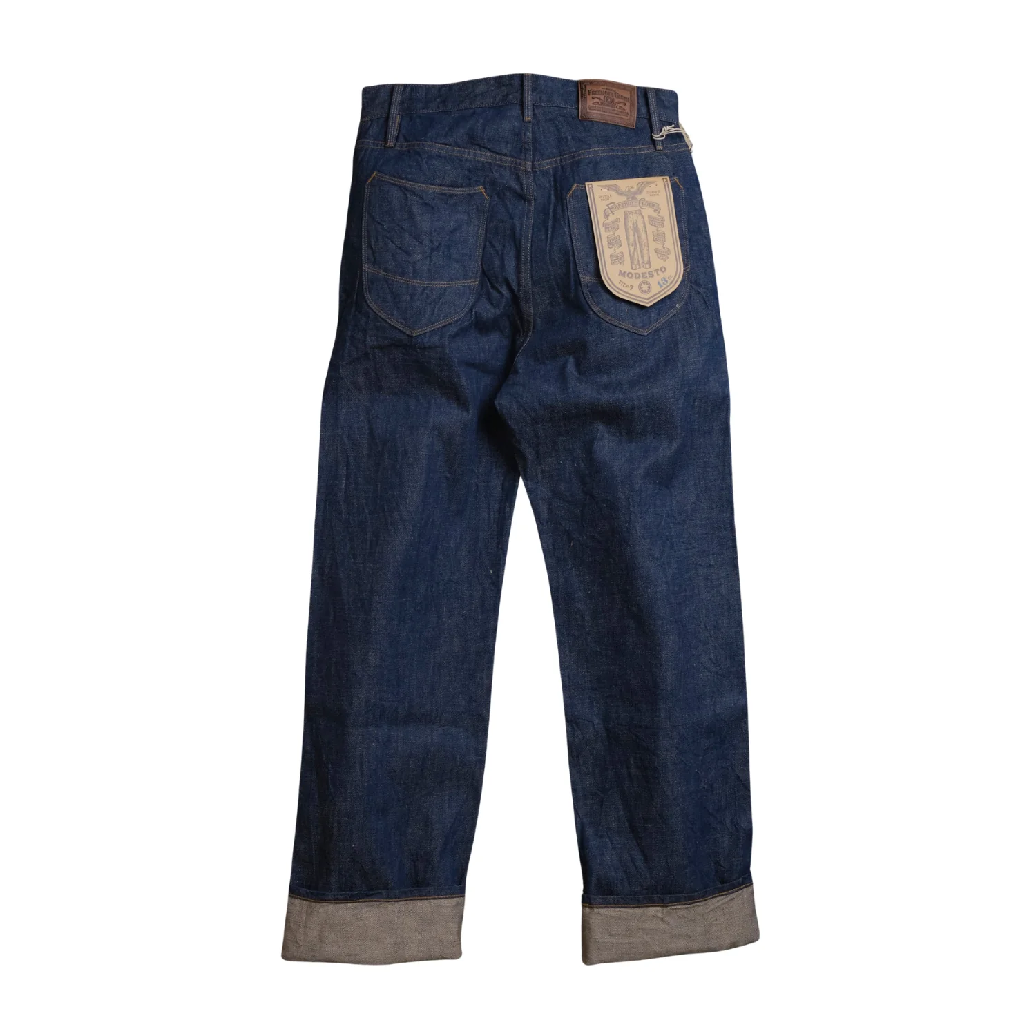 FREENOTE MODESTO STRAIGHT CUT 13 OUNCE - NATURAL RINSED DENIM - Image 7