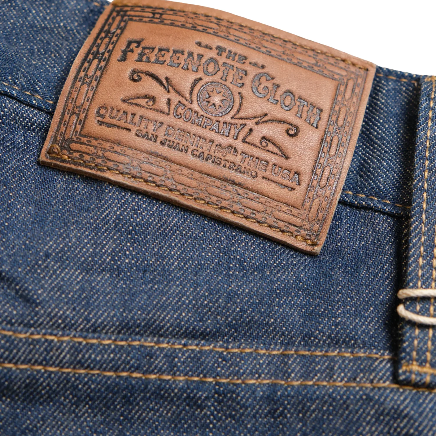 FREENOTE MODESTO STRAIGHT CUT 13 OUNCE - NATURAL RINSED DENIM - Image 9