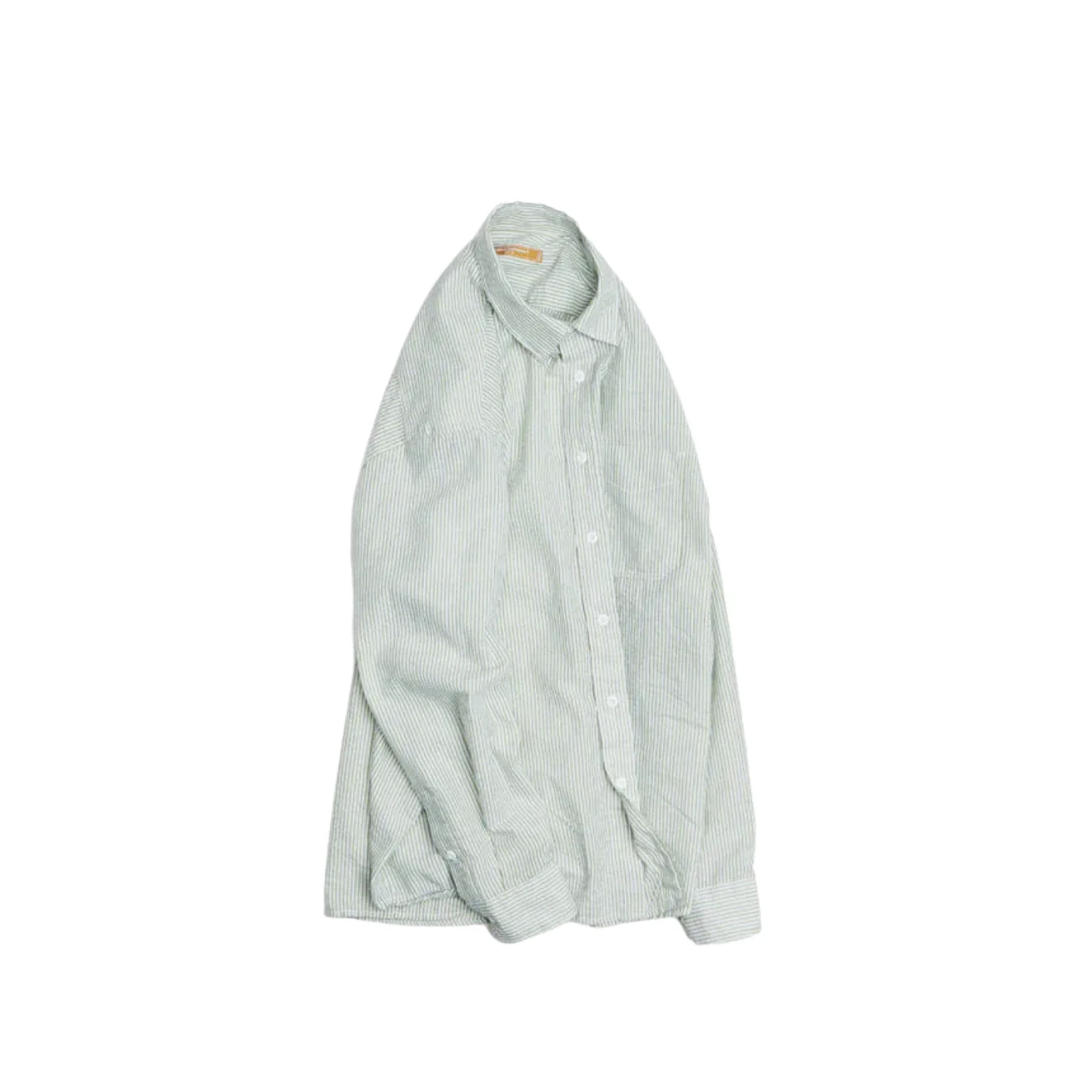 FRIZM WORKS OG POPLIN OVERSIZED SHIRT - LIGHT GREEN - Image 3