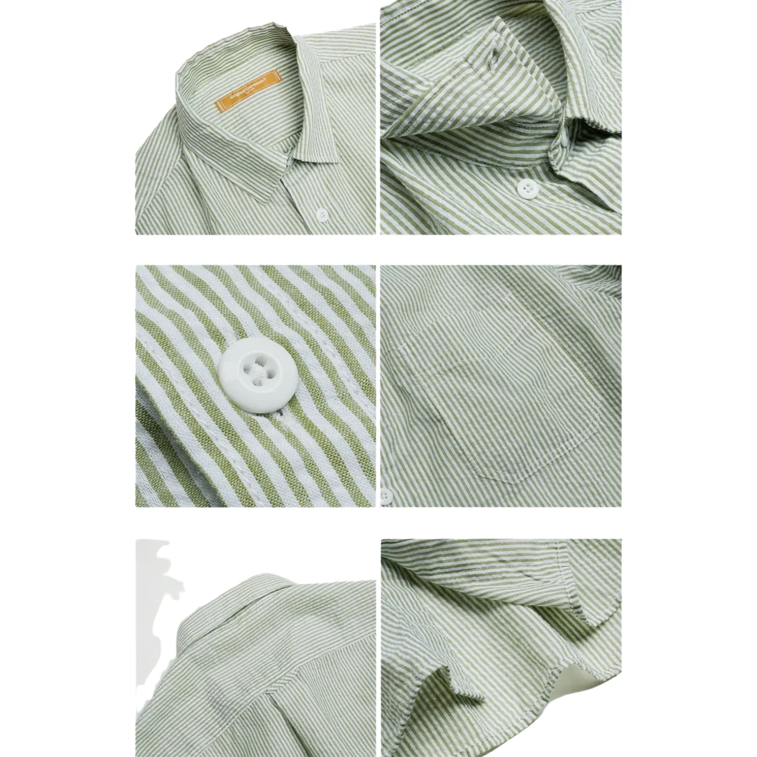 FRIZM WORKS OG POPLIN OVERSIZED SHIRT - LIGHT GREEN - Image 4