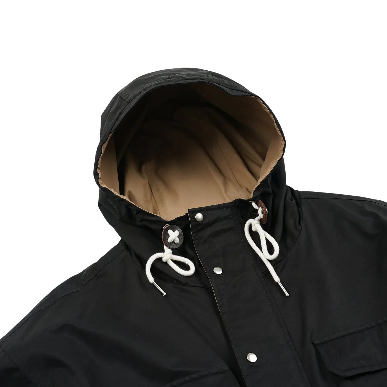 FRIZM WORKS WADING HOODED PARKA - BLACK - Image 3