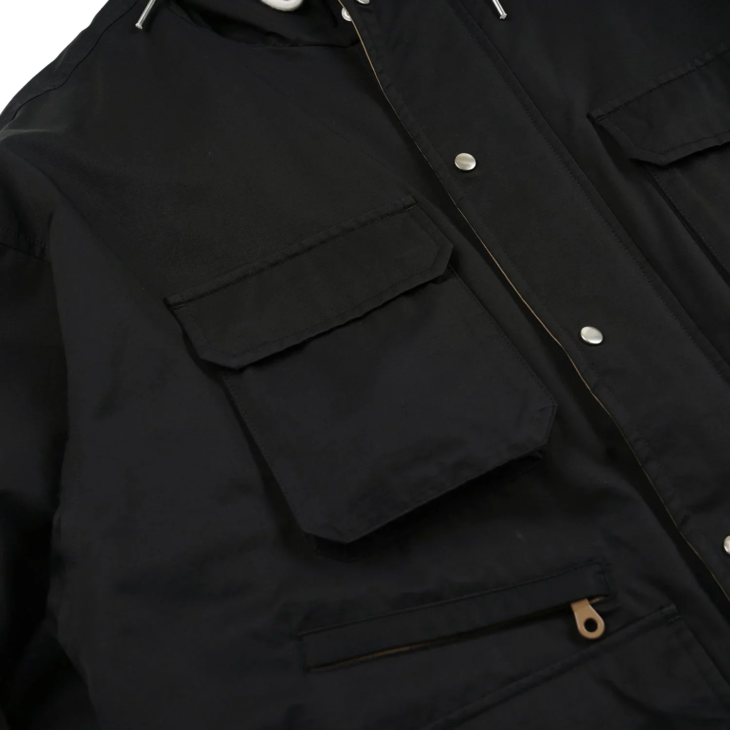 FRIZM WORKS WADING HOODED PARKA - BLACK - Image 4