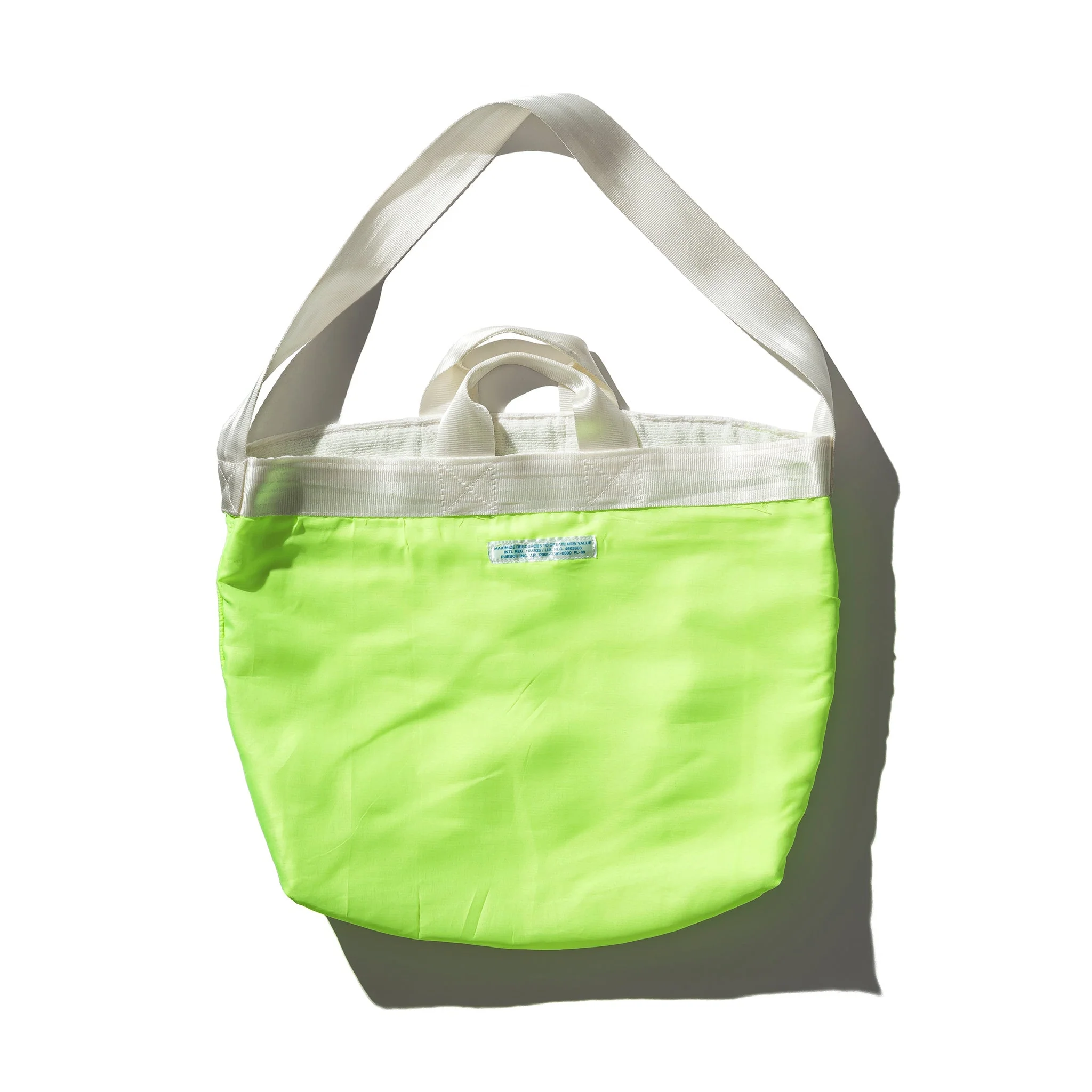 PUEBCO NEON 2-WAY BAG / Yellow - Image 4