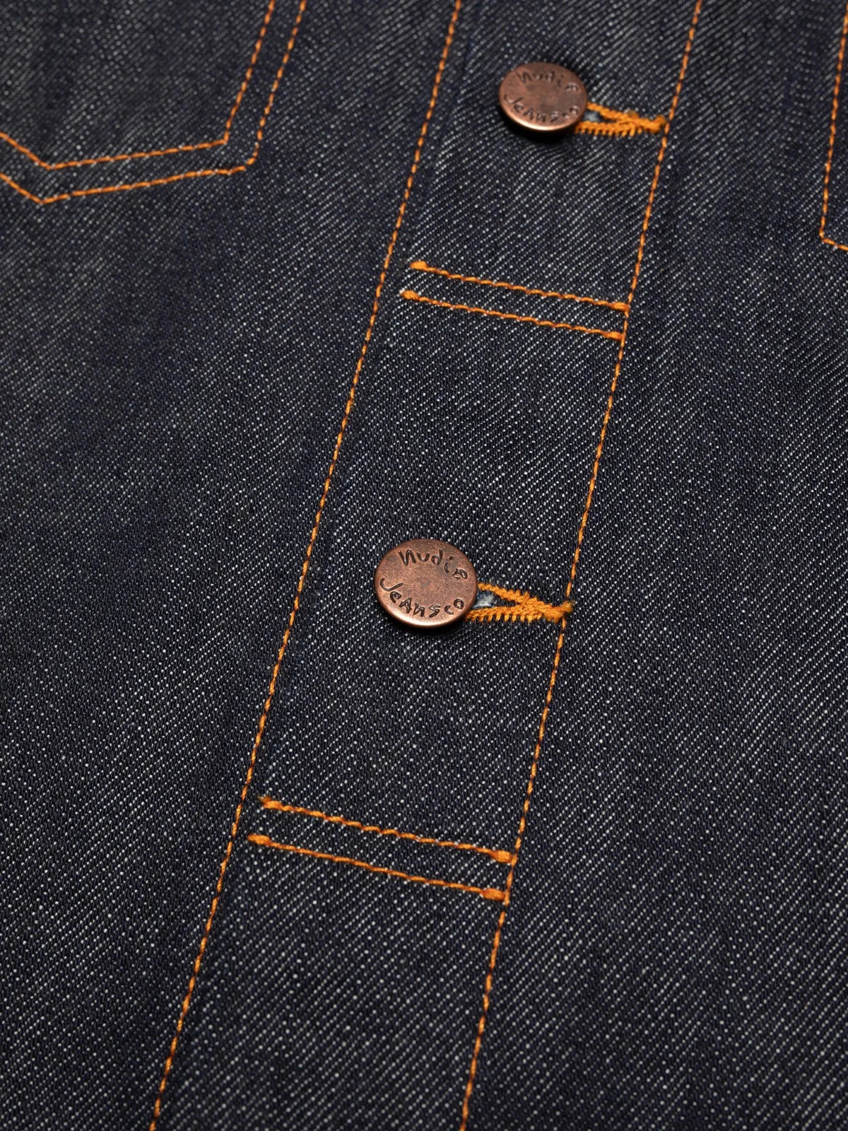 NUDIE JEANS CONNY DENIM JACKET DRY STREAKY - MID BLUE - Image 4