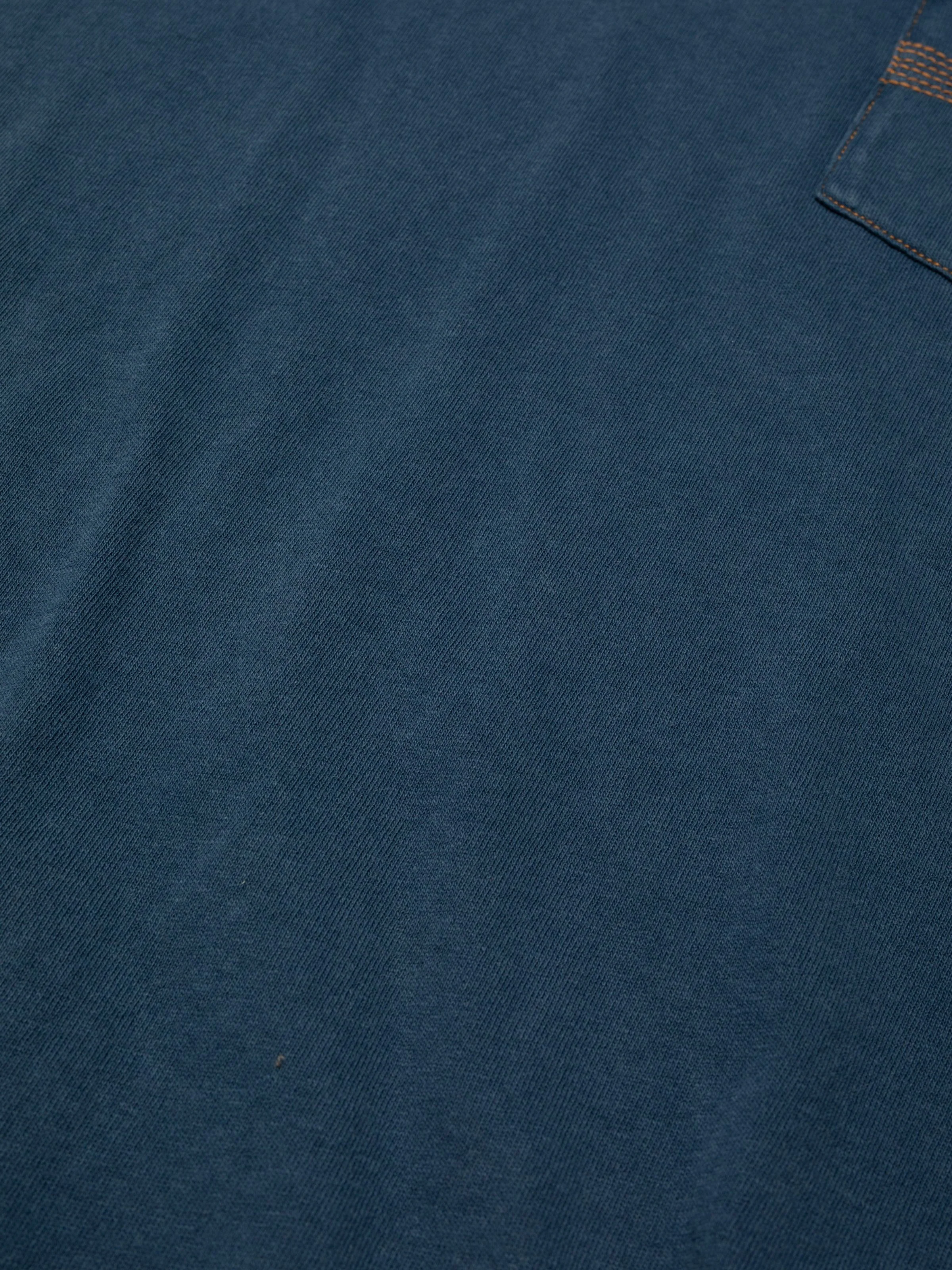 NUDIE JEANS RICKY POCKET T-SHIRT WASHED - BLUE - Image 6