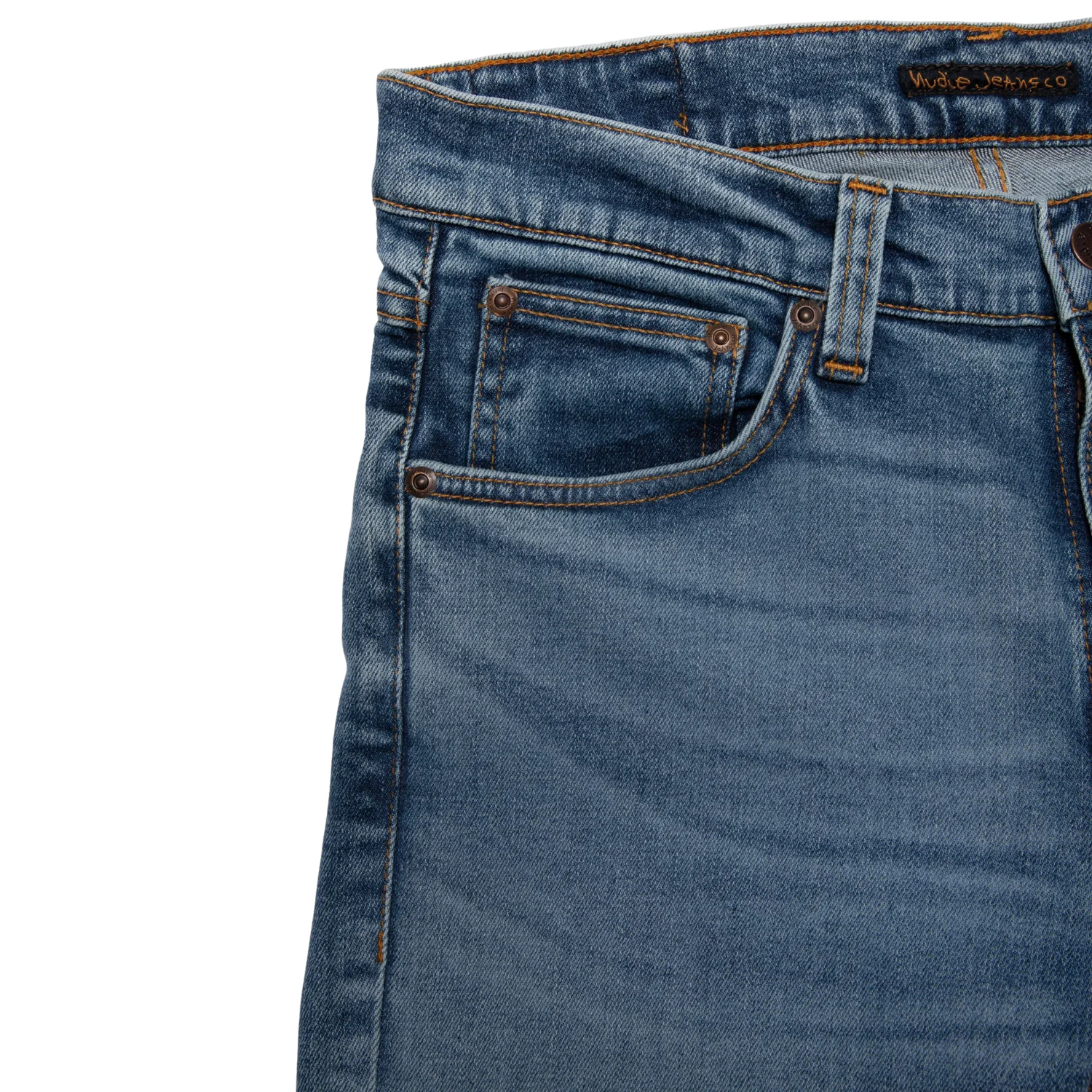 NUDIE JEANS LEAN DEAN - LOST ORANGE - Image 3