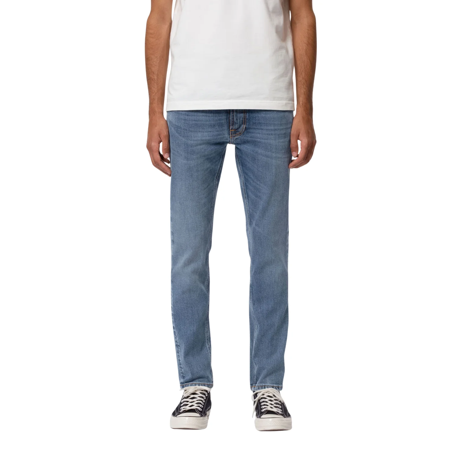 NUDIE JEANS LEAN DEAN - LOST ORANGE - Image 5