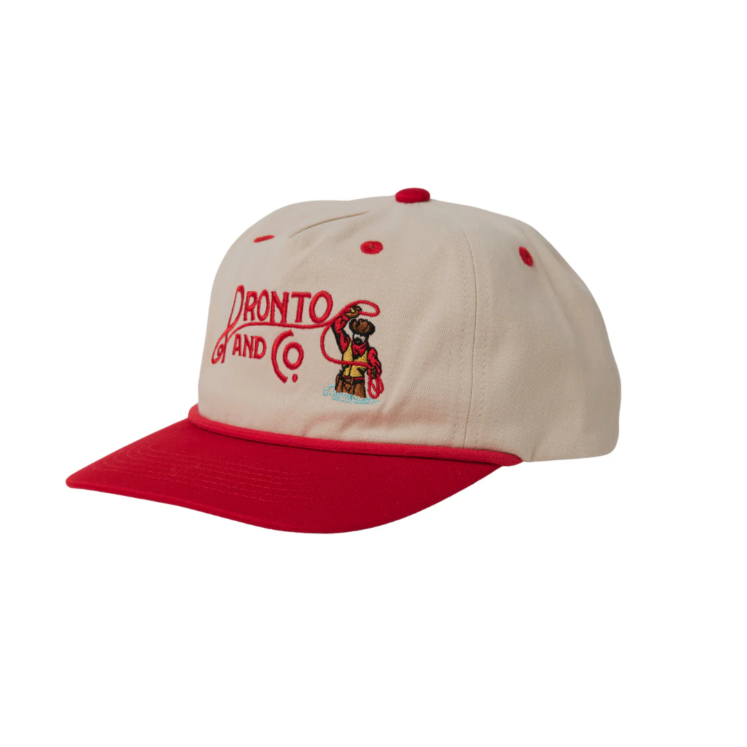 PRONTO & CO. - LASSO CAP - BEIGE/RED - Image 3