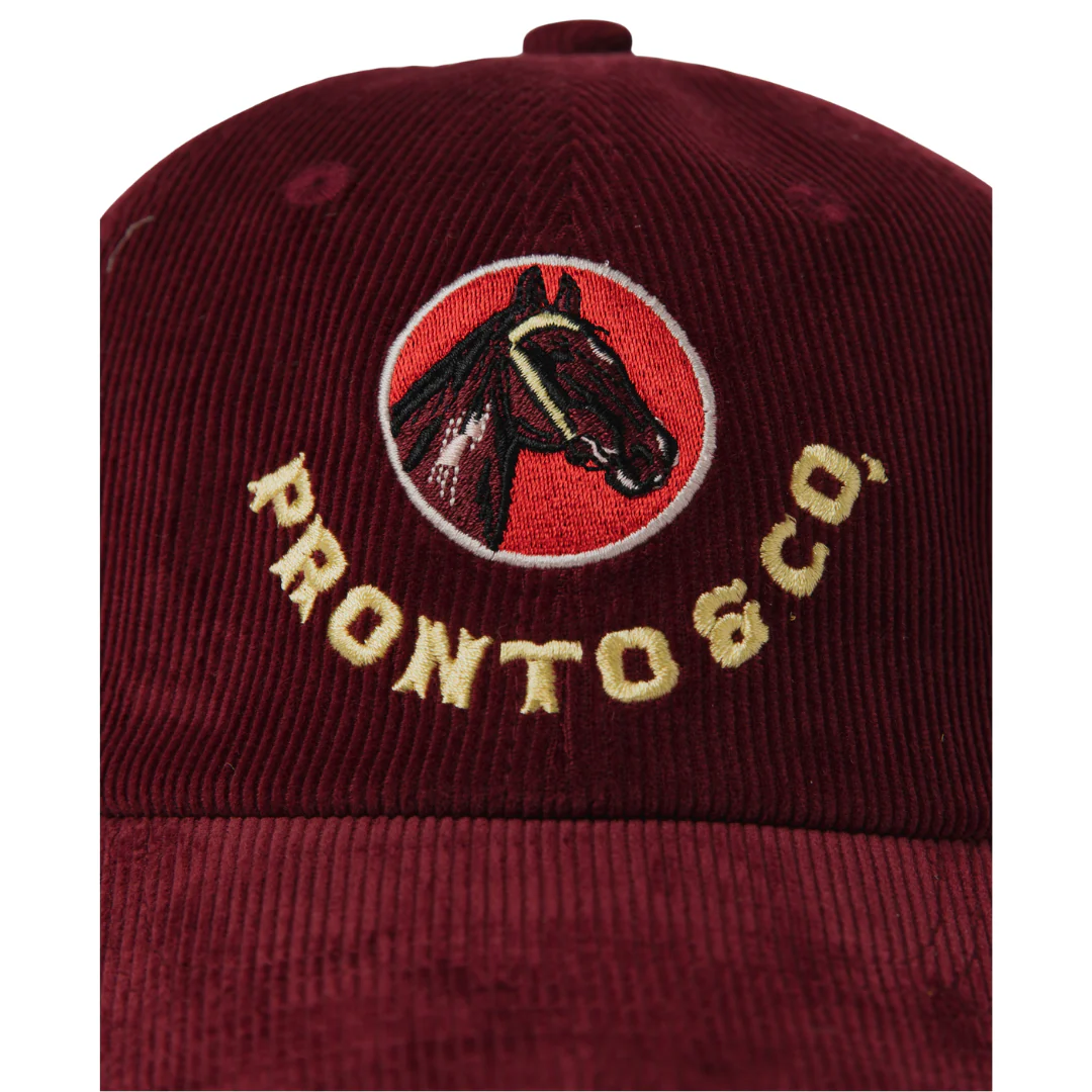 PRONTO & CO. - STABLE HAT - BURGUNDY - Image 6