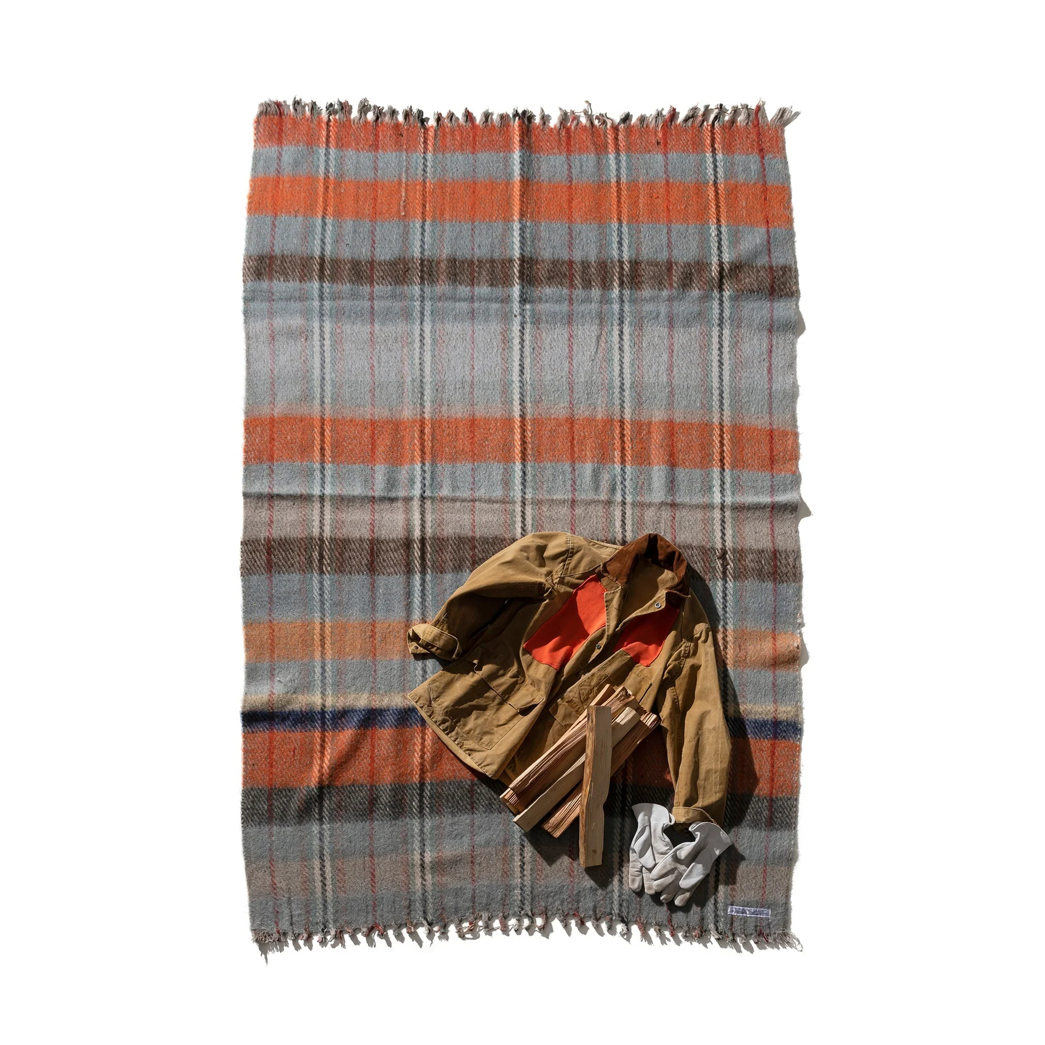 PUEBCO RECYCLED WOOL MIX BLANKET / Assorted Color - Image 5