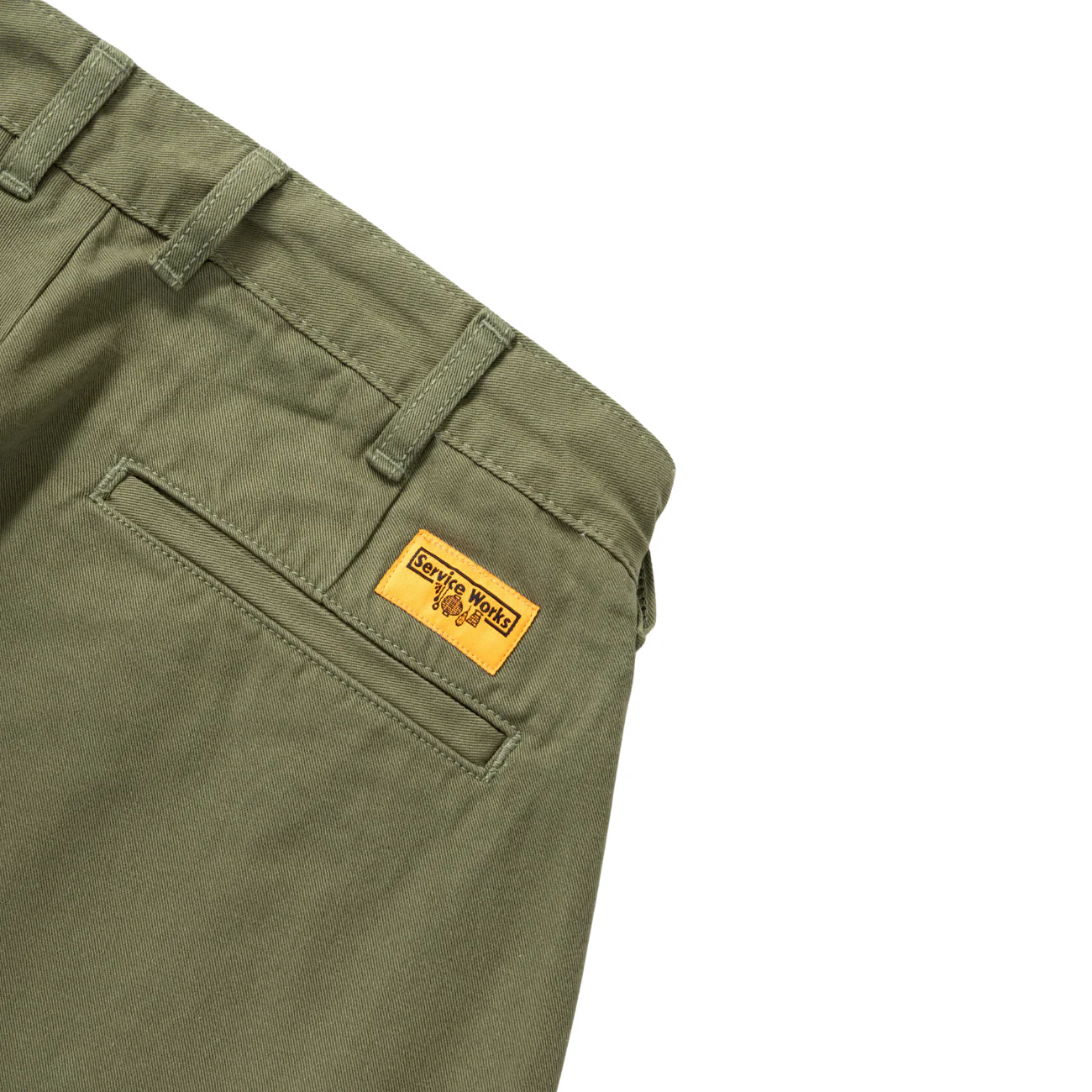 SERVICE WORKS DRILL PART TIMER PANT - OLIVE - Image 6