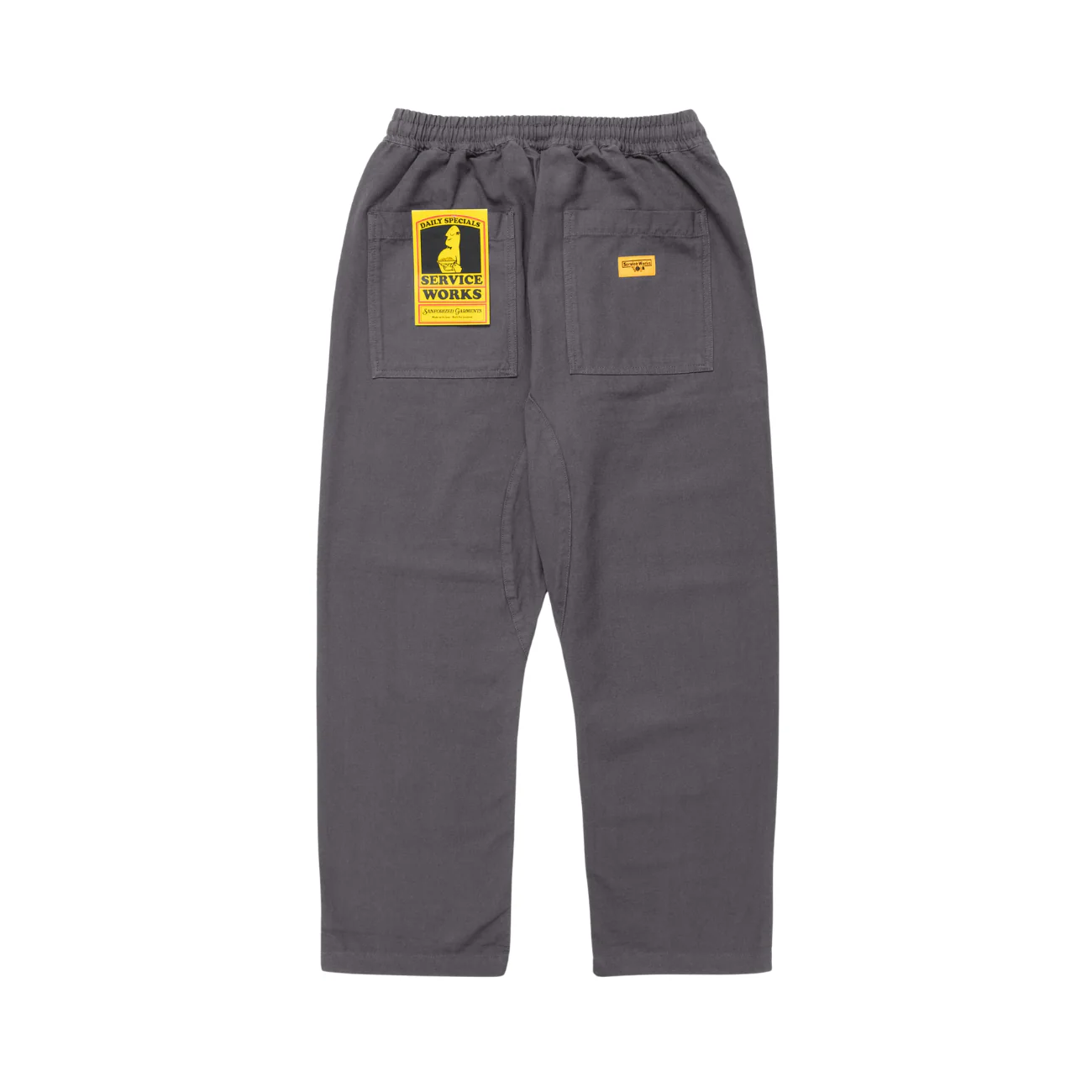 SERVICE WORKS RIPSTOP CHEF PANT  - WASHED BLACK - Image 6