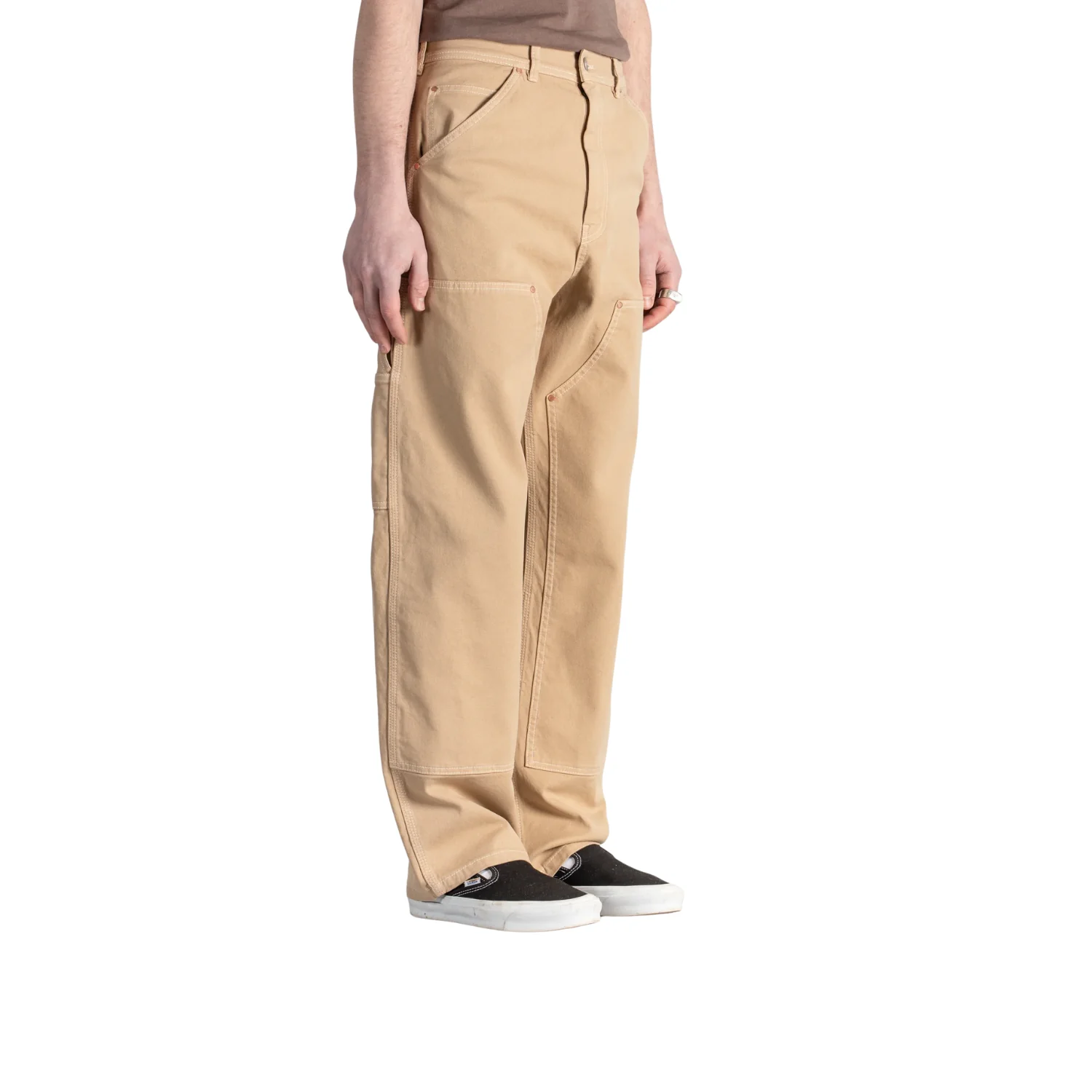 STAN RAY DOUBLE KNEE PANT - VINTAGE KHAKI DUCK - Image 3