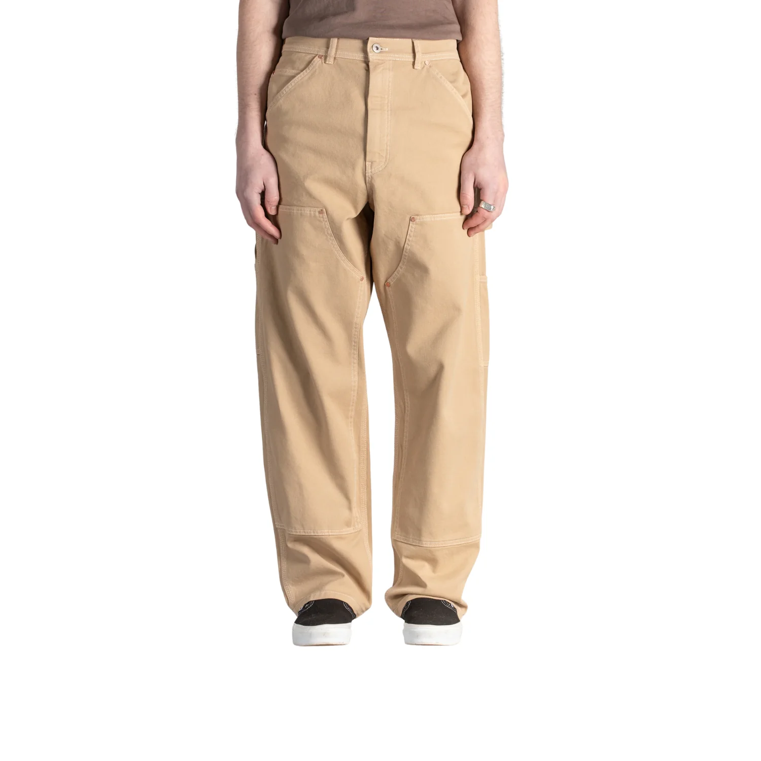 STAN RAY DOUBLE KNEE PANT - VINTAGE KHAKI DUCK - Image 4