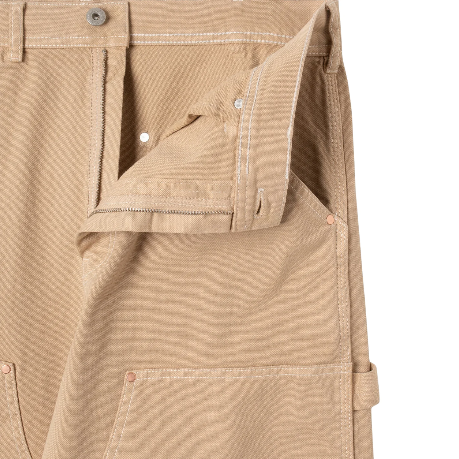 STAN RAY DOUBLE KNEE PANT - VINTAGE KHAKI DUCK - Image 6