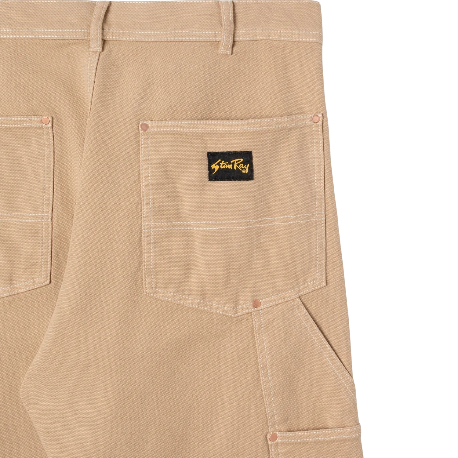 STAN RAY DOUBLE KNEE PANT - VINTAGE KHAKI DUCK - Image 7