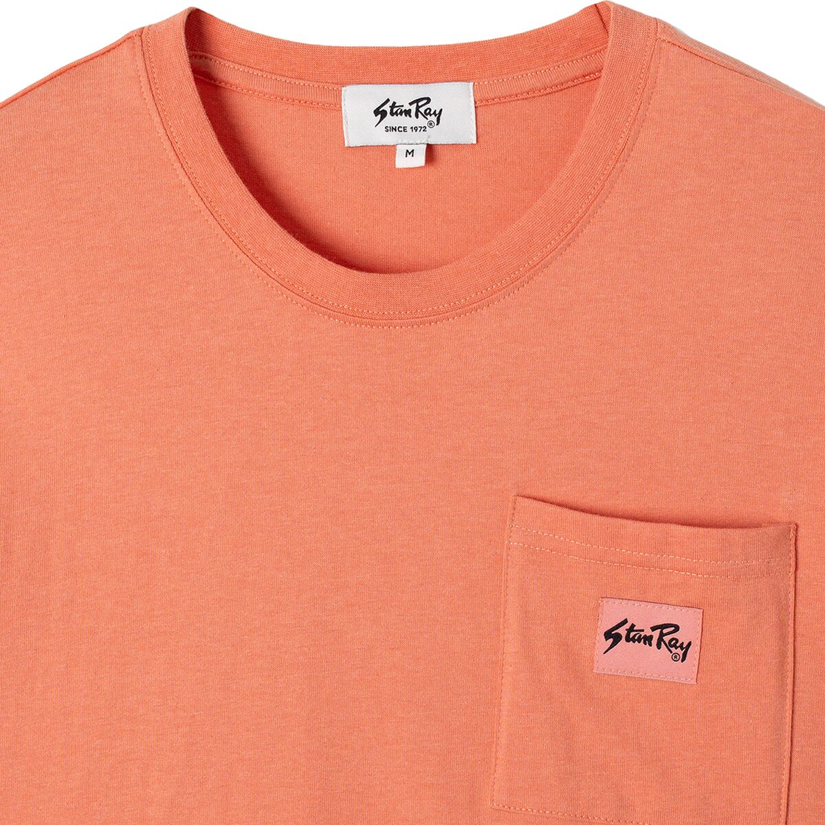 STAN RAY PATCH POCKET T-SHIRT - WASHED RED HEATHER - Image 3