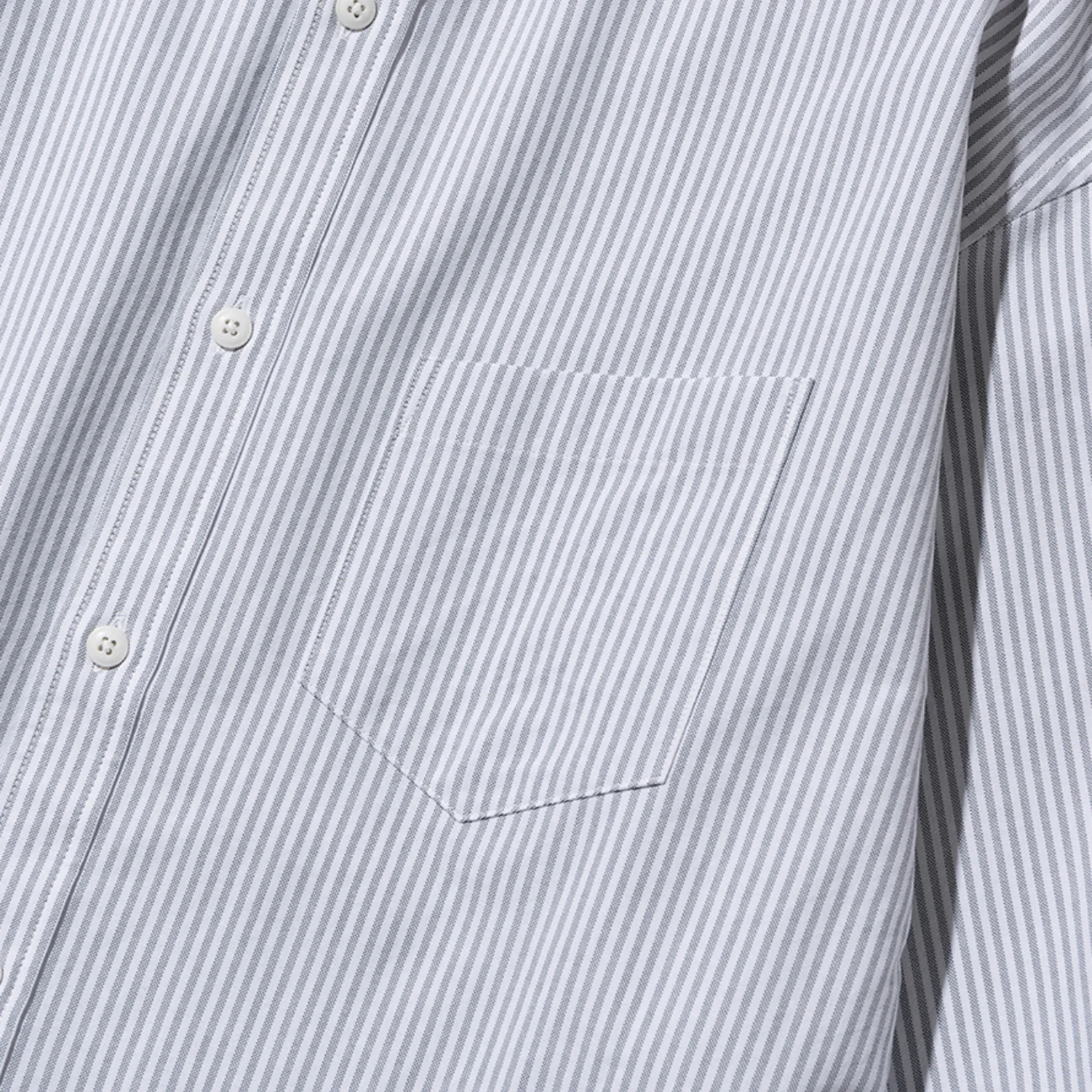 UNIFORM BRIDGE OXFORD BD SHIRTS GREY STRIPE - GREY STRIPE - Image 8