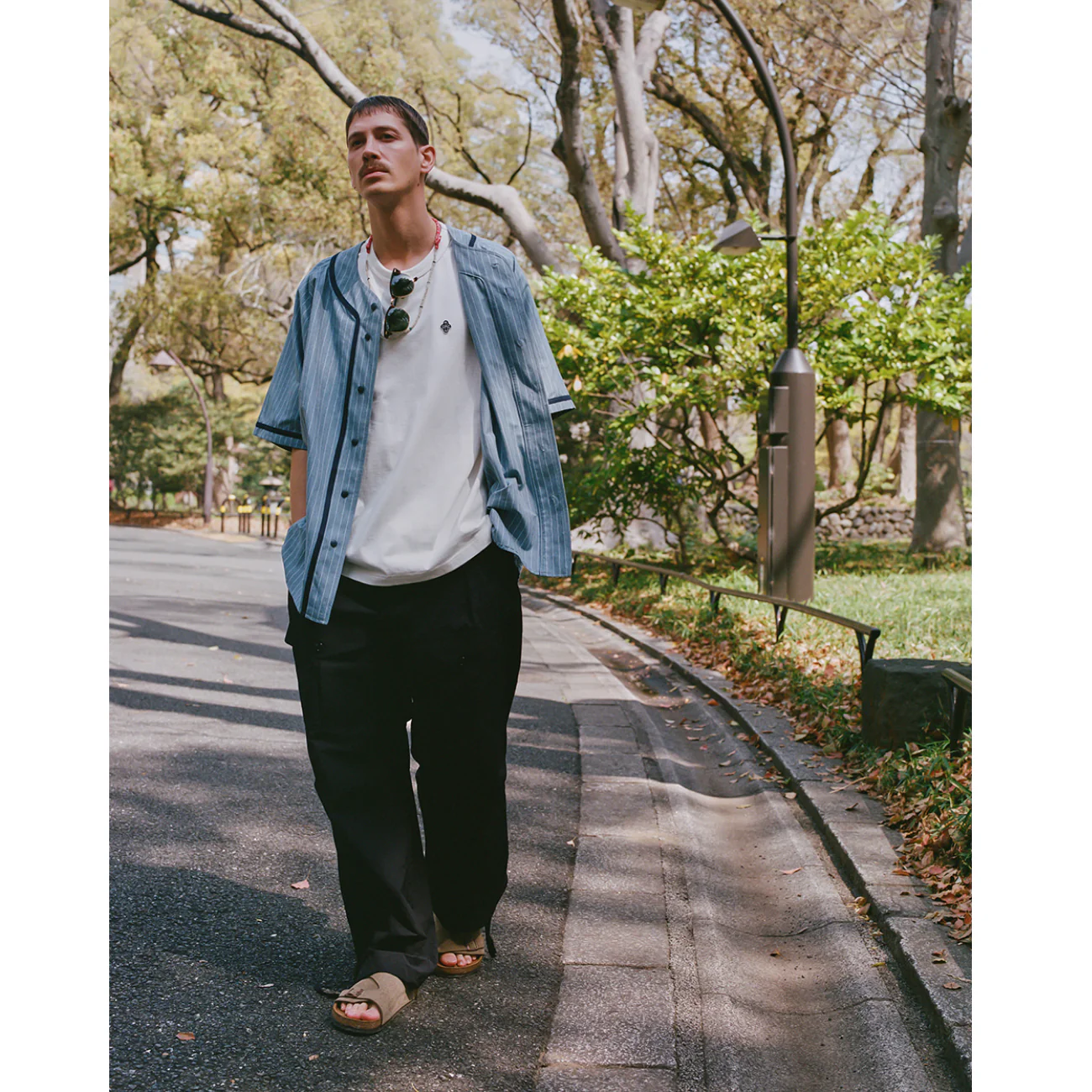 UNIFORM BRIDGE UBC BASEBALL SHIRT - BLUE - Image 3