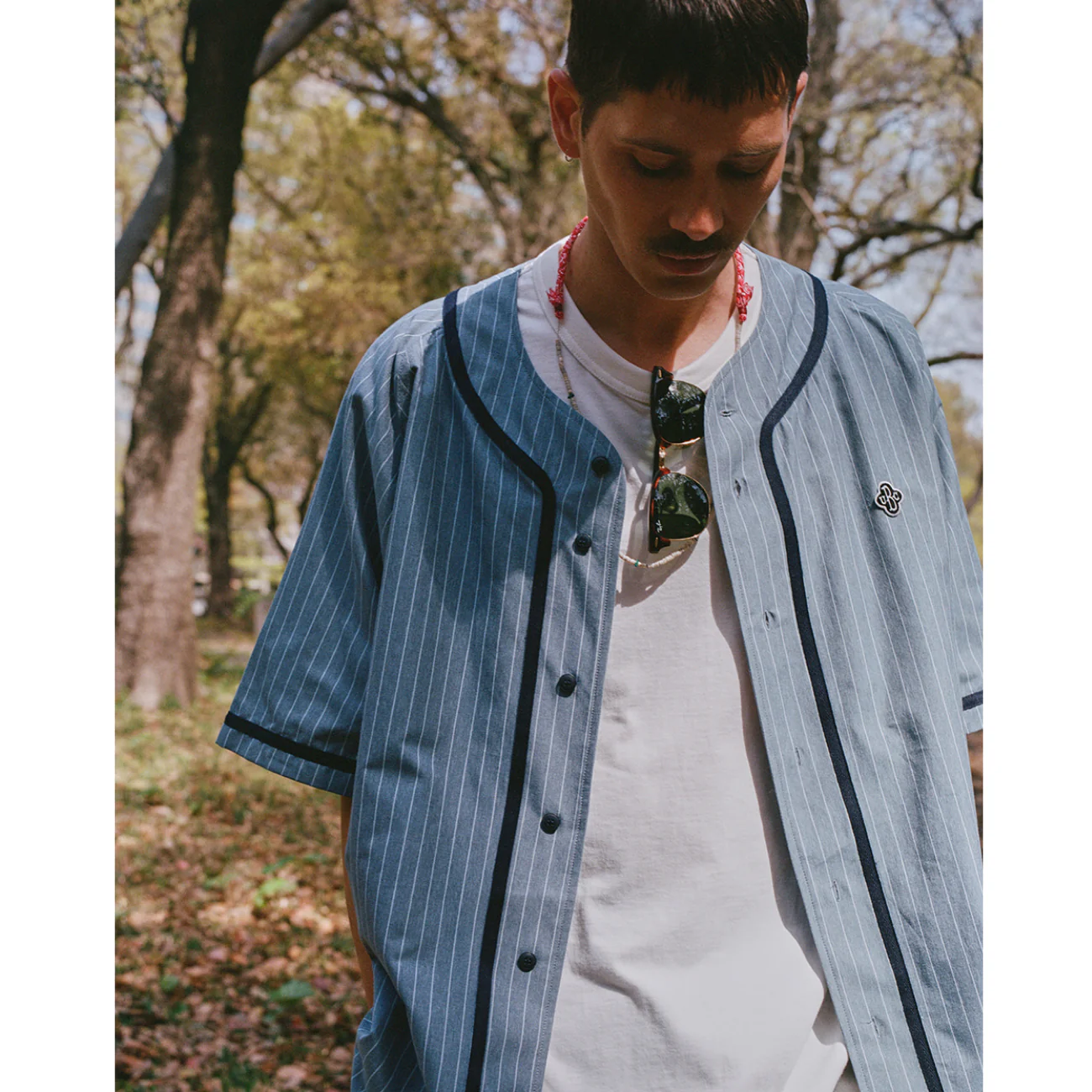 UNIFORM BRIDGE UBC BASEBALL SHIRT - BLUE - Image 4