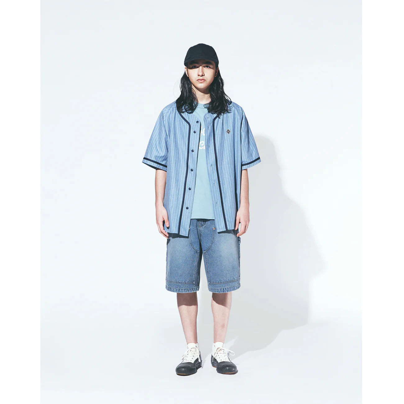 UNIFORM BRIDGE UBC BASEBALL SHIRT - BLUE - Image 5